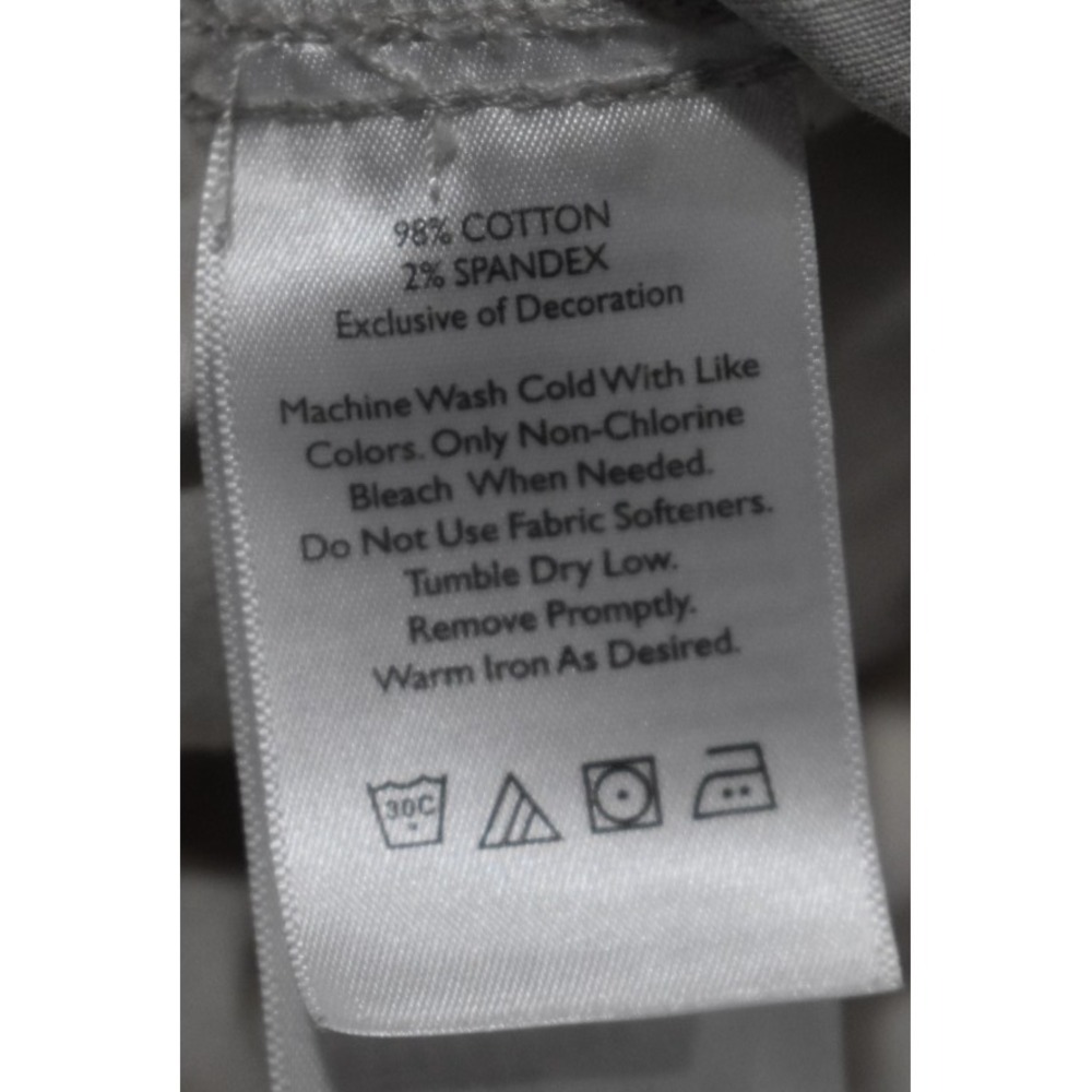 Eddie Bauer Womens 4 Khaki Cargo Capri Pants Drawstring Cuffs Stretch Cotton - Picture 16 of 16